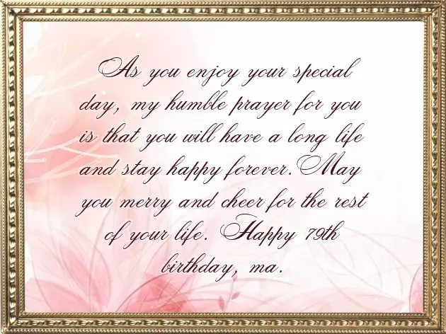 Happy Birthday 79 Years Old Happy Birthday 79 Years Old
