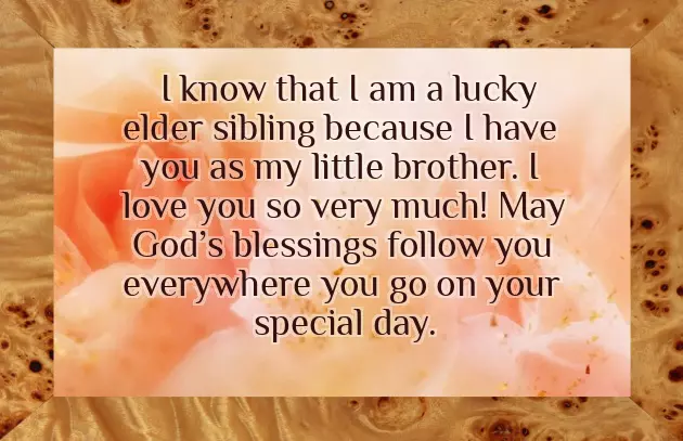 Birthday Caption For Small Brother