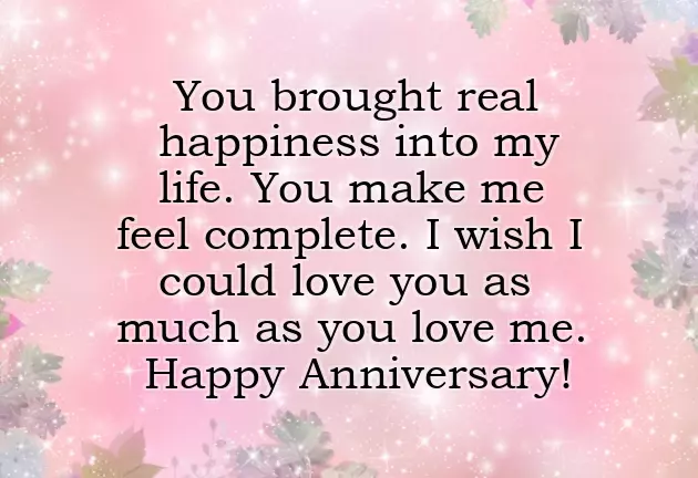 Happy Anniversary My Wife Status