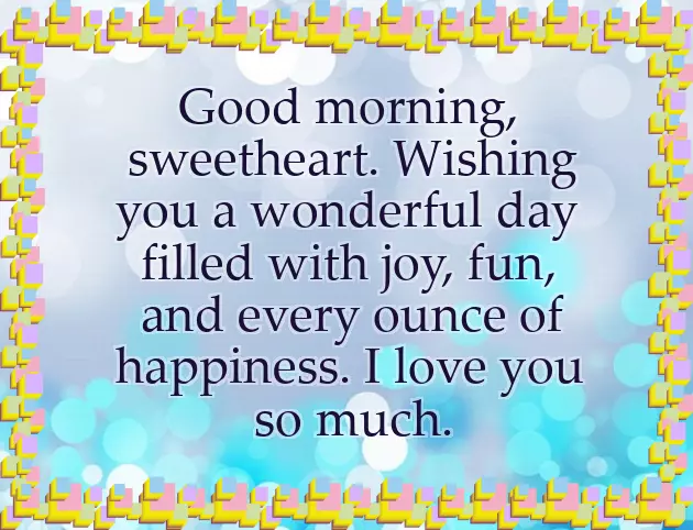 Good Morning Message In Text