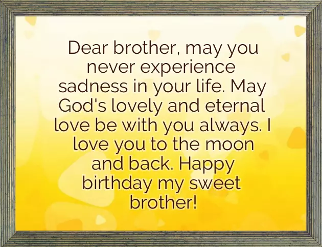 Birthday Wishes Text For Brother