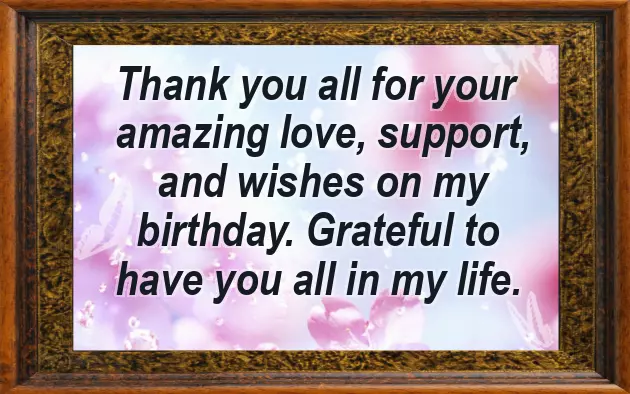 Thank You Letter For Greetings On My Birthday