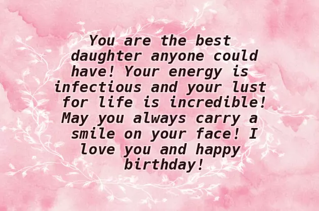 Birthday Text For My Daughter