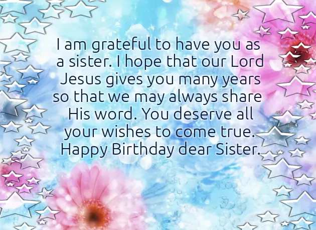 Birthday Wishes Quotes Sister