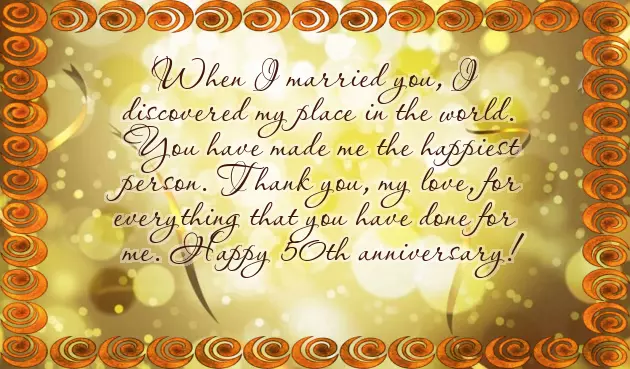 Golden Jubilee Wishes