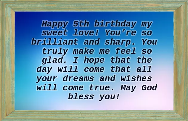 Happy Birthday To My 5 Year Old Daughter Happy Birthday To My 5 Year Old Daughter