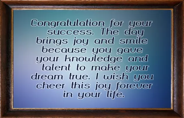 Congratulations Quotes For Success