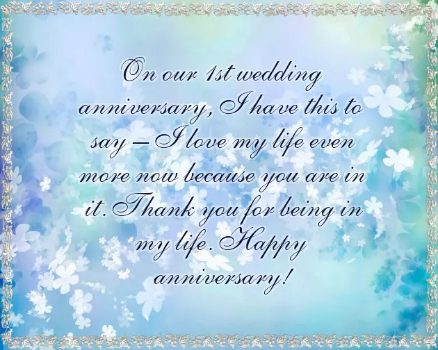 Anniversary Words