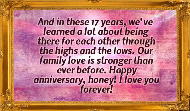 Happy 17Th Anniversary To My Husband