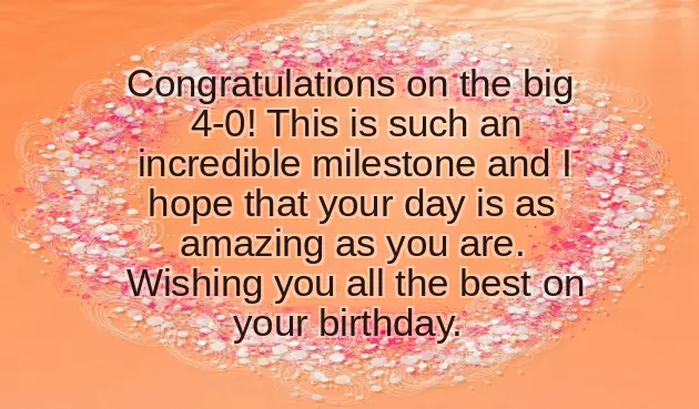 Funny 40Th Birthday Wishes For Husband