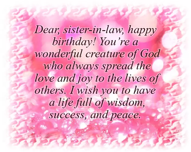 Birthday Day Wishes To Sister