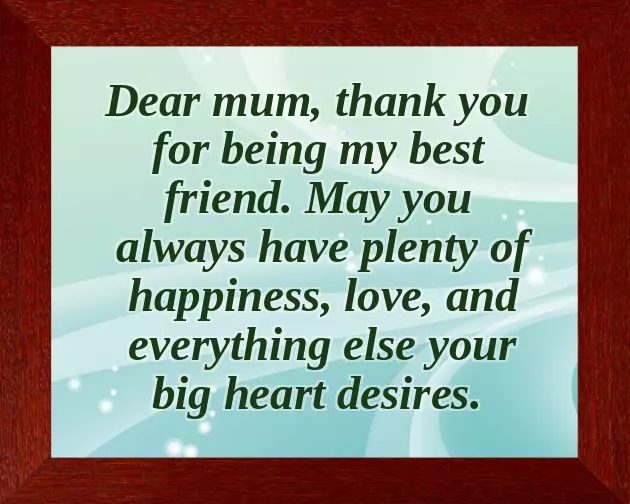 Happy Birthday Mummy Wishes In English