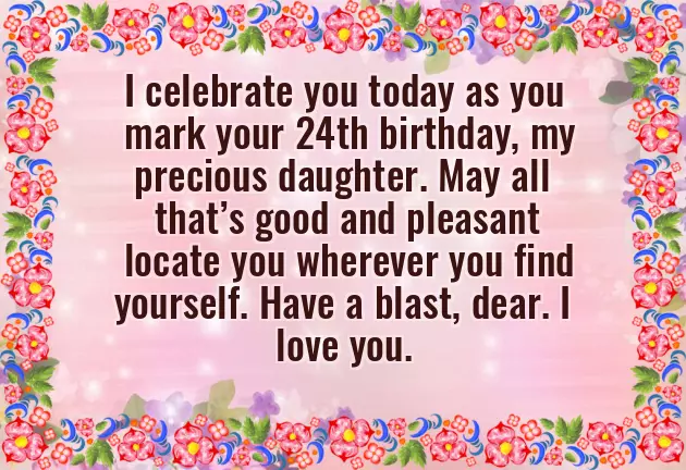 Happy 24Th Birthday Granddaughter