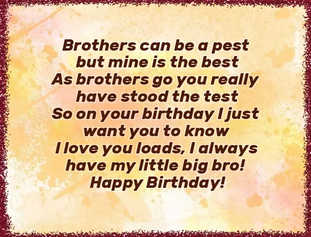 Real Brother Birthday Wishes Real Brother Birthday Wishes