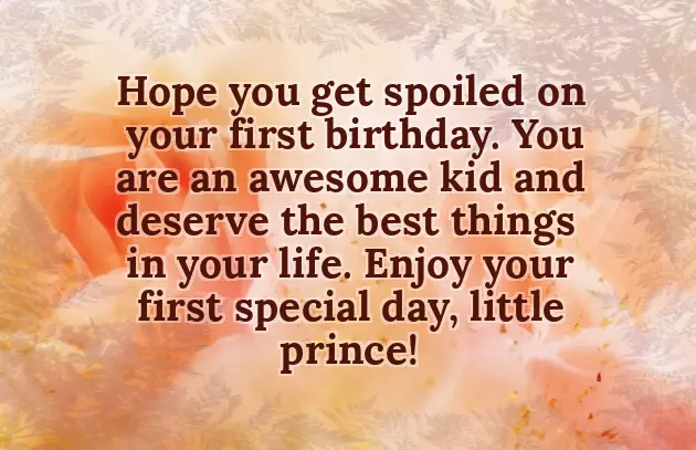 1St Birthday Wishes For Son 1St Birthday Wishes For Son