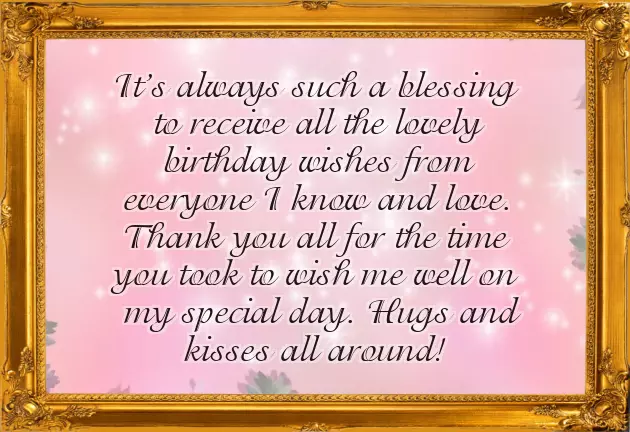 Thanks Guys For The Birthday Wishes