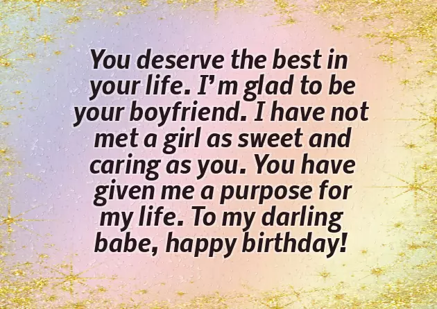 Happy Birthday Love Quotes For Boyfriend
