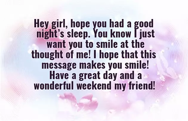 Morning Message For My Best Friend