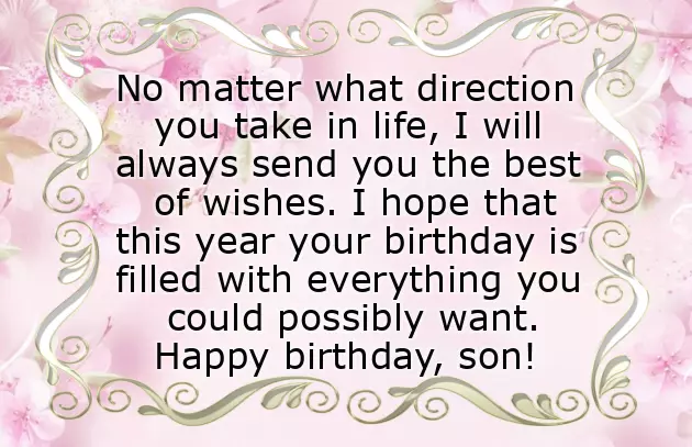 Your Son Birthday Wishes