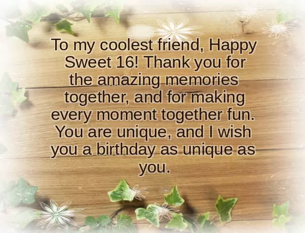 Sweet 16 Birthday Wishes Sweet 16 Birthday Wishes