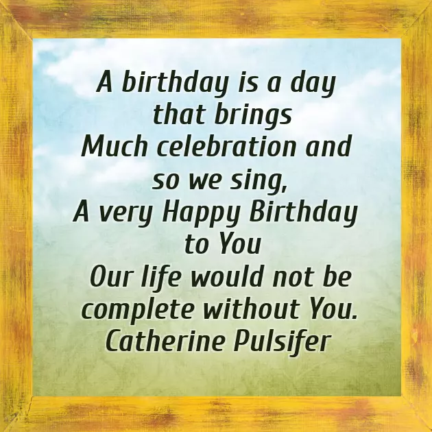 Birthday Wishes For Unknown Person