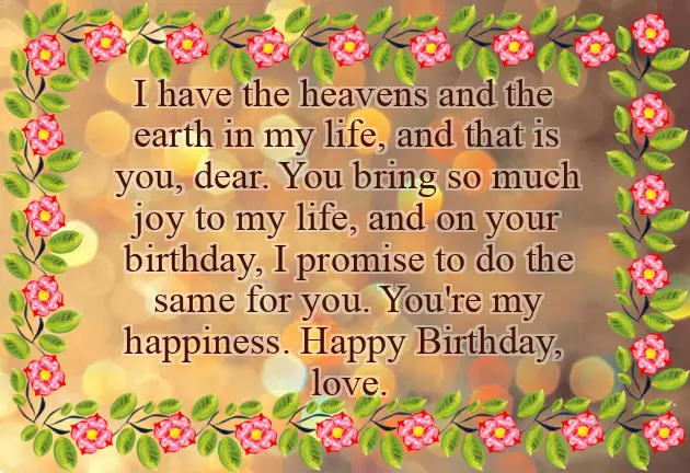 Short And Sweet Birthday Wishes For Girlfriend