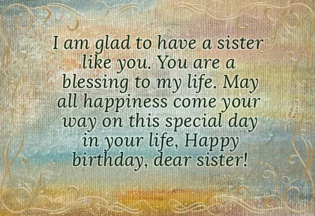 Happy Birthday Wishes For Baby Sister
