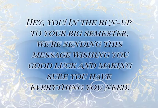 Good Luck In College Good Luck In College