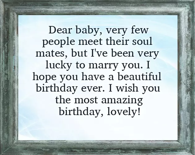 Wife Advance Birthday Wishes