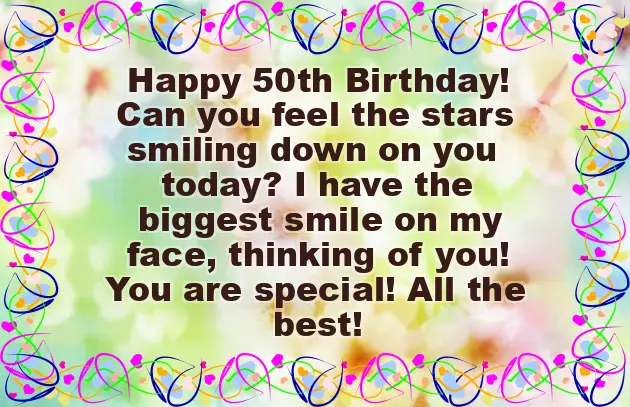 Happy 50Th Beautiful Lady