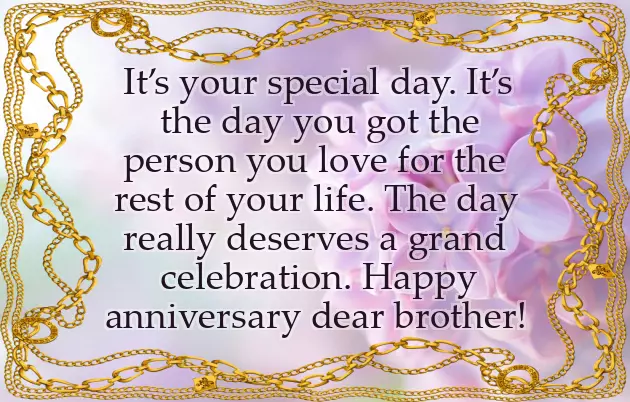 Anniversary Wishes Brother And Bhabhi