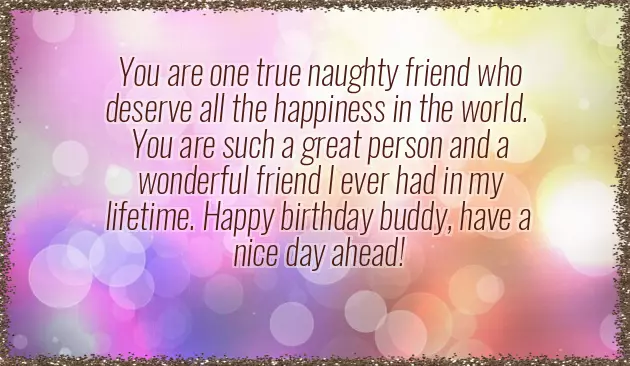 Birthday Wishes For A Naughty Boy