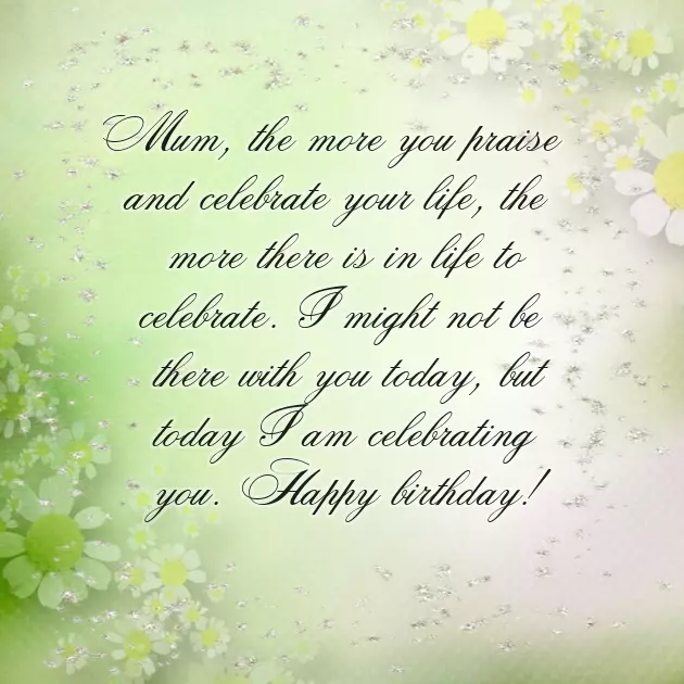 Daughter Wishes To Mom