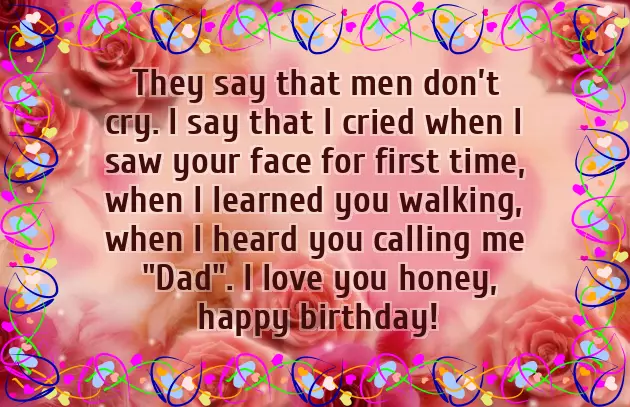 Birthday Wishes Daughter From Dad