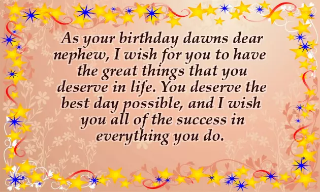 A Birthday Wish For My Nephew