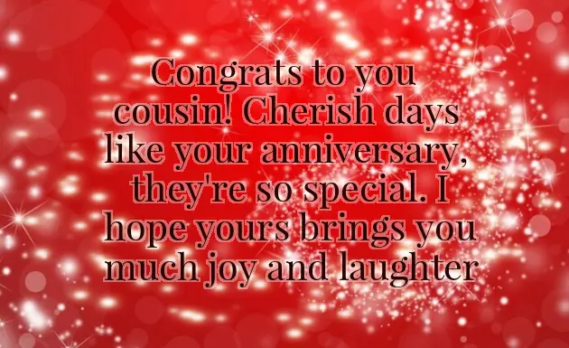 Marriage Anniversary Wishes To Cousin Marriage Anniversary Wishes To Cousin