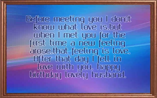 Happy Birthday Handsome Hubby