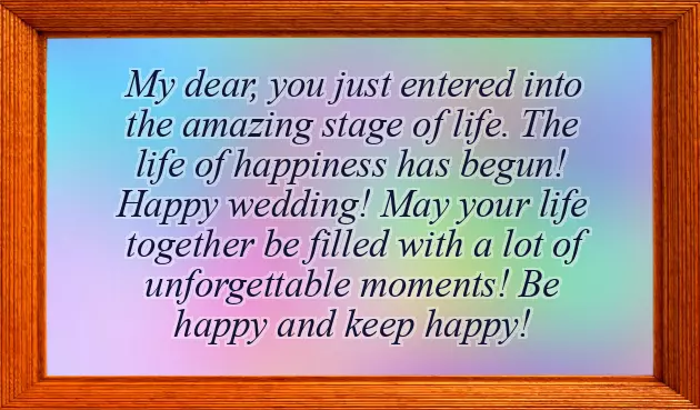 Congratulations And Happy Marriage Life