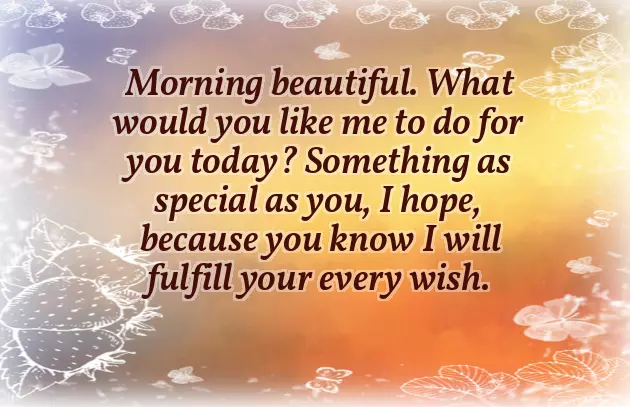 Sweet Good Morning Message For My Boyfriend