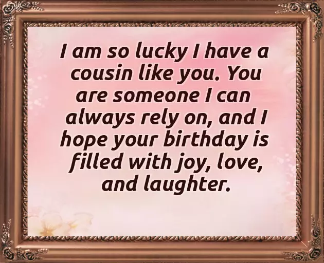 Birthday Greetings For My Cousin Girl