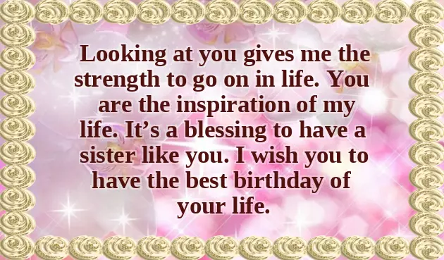 Older Sister Birthday Quotes