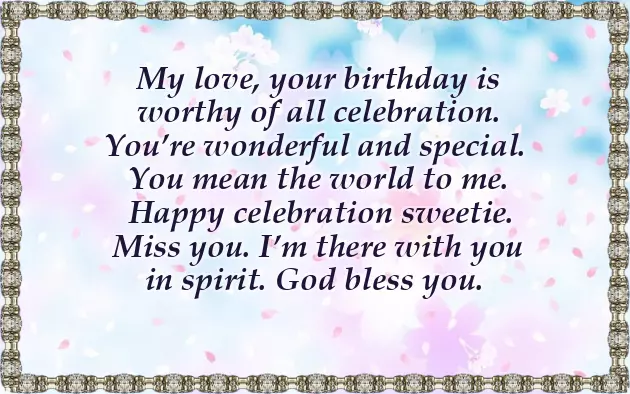 Birthday Quotes For Long Distance Girlfriend Birthday Quotes For Long Distance Girlfriend