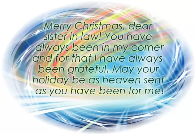 Merry Christmas Wishes For Sister