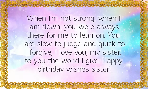 Happy Birthday Funny Wishes For Sister