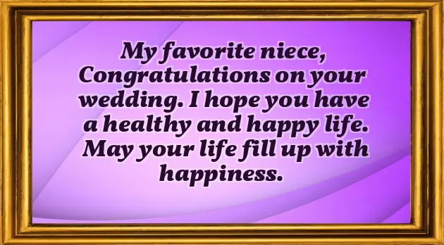 Best Wishes For Niece Future