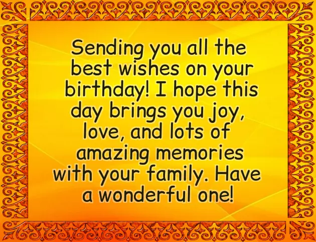 Sister Wishes To Brother Birthday