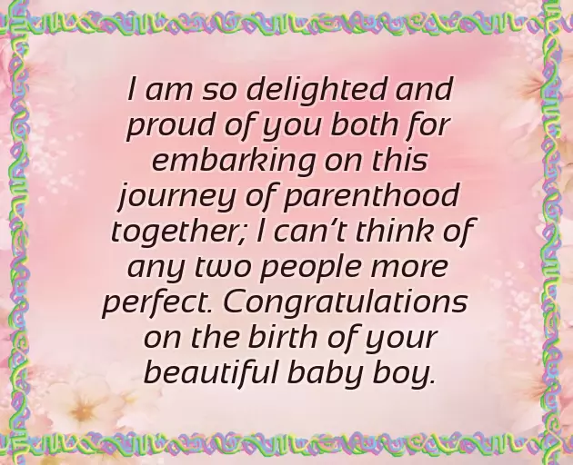 Congratulations To The Proud Parents Of Baby Girl