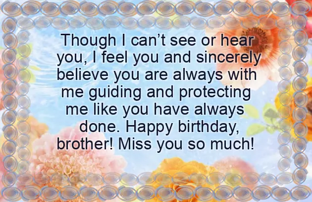 Big Brother Happy Birthday Wishes