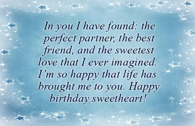 Birthday Romantic Sms