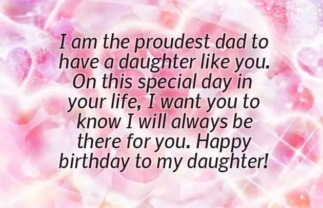 Happy Birthday To The Best Daughter In The World